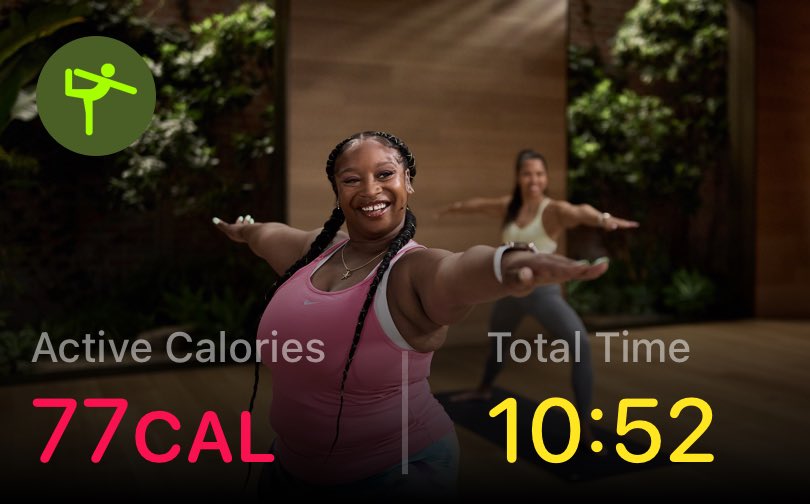 rmhines's tweet photo. Another thing that’s been a while but felt great to do again. Who knew 10 mins of yoga could be so good for the body and mind? #AppleFitness #mindfulness  https://t.co/y3h6F59K5Q https://t.co/c1UdAH9Ma7