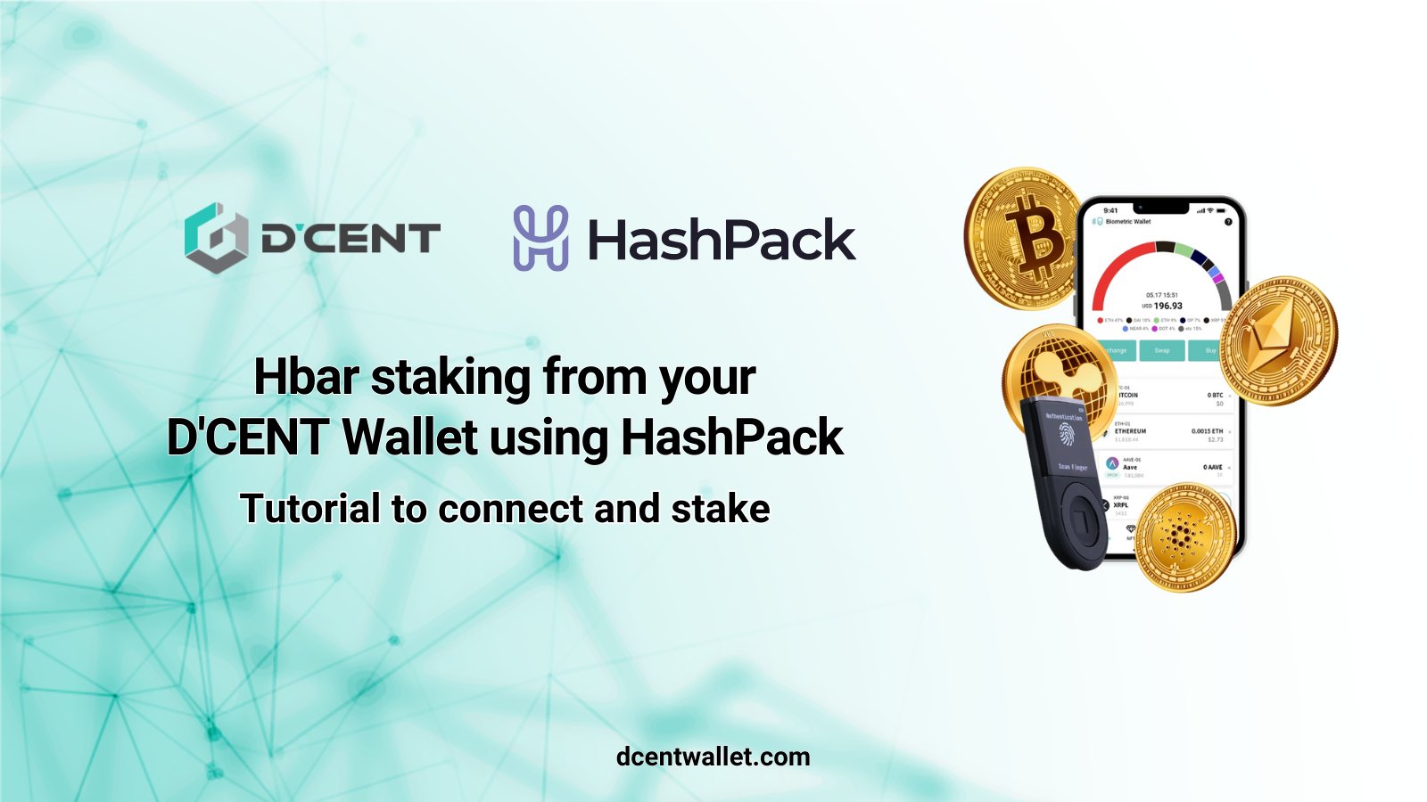 D'CENT Wallet and HashPack have partnered to join the strength of