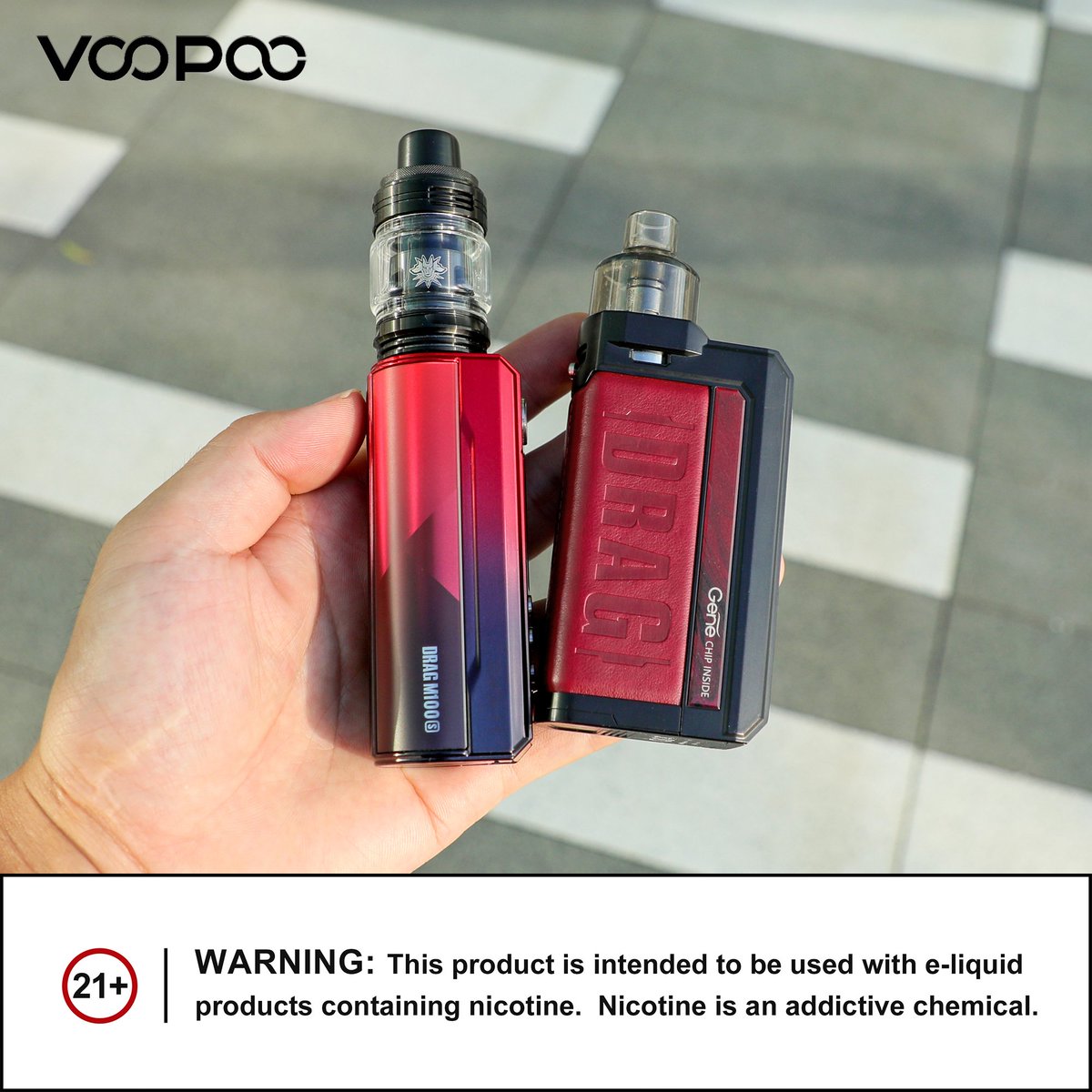 #DragM100S & #DragMax Handcheck😍
Which one do you prefer? Comment down below.

#handcheck #dragmax #voopoo #dragm100s #dragfamily #voopoodrag #dragmodfamily #vapecommunity #vapelife