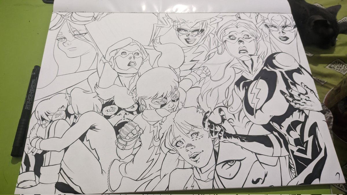 Kio_cah0's tweet photo. process of a commission that was entrusted to me, by kid Flash irey west https://t.co/Z5ncEkhaYl