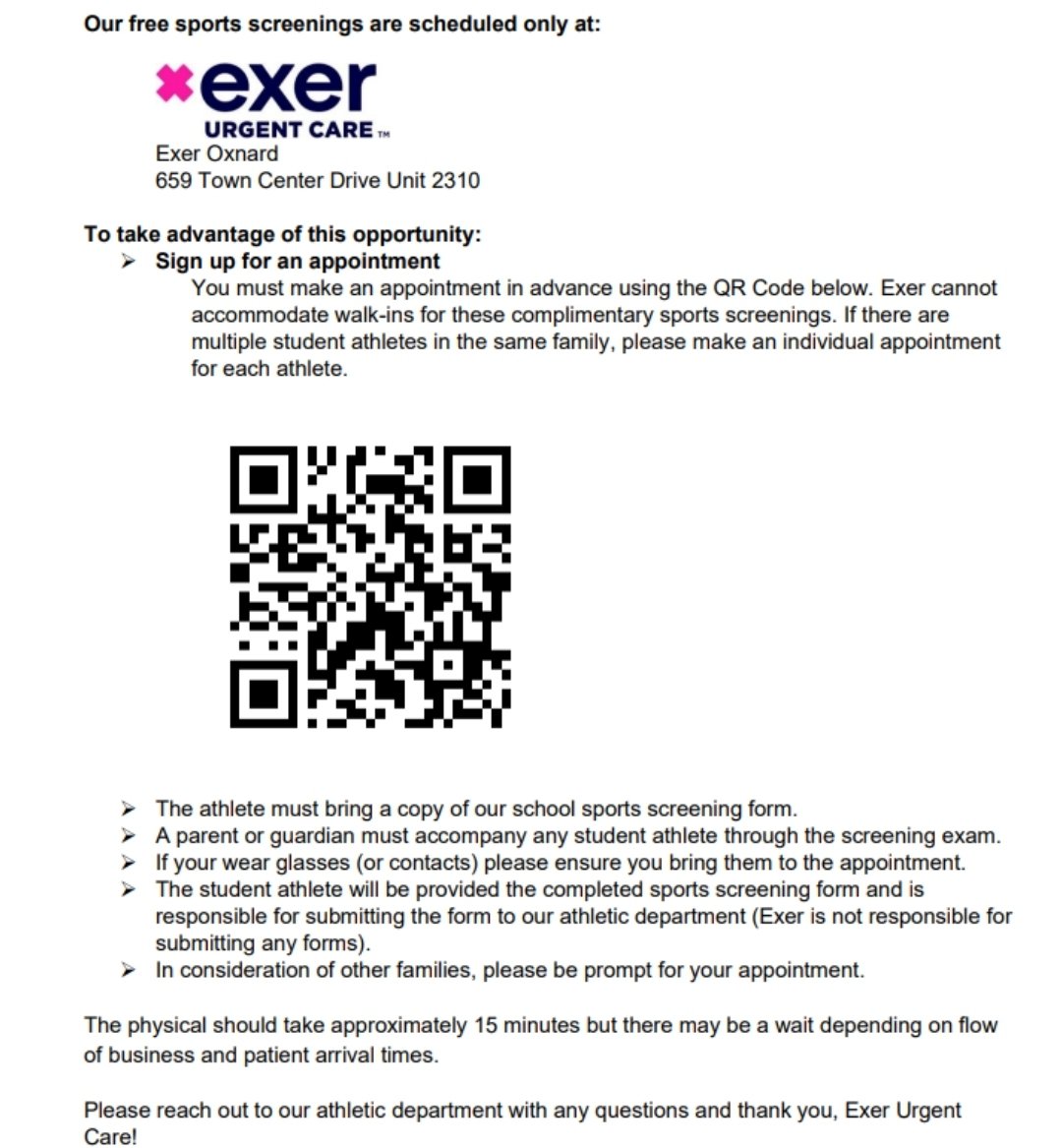 del_sol_cheer's tweet photo. Reminder, physicals are required!
Exer can help! ⤵️⤵️⤵️ https://t.co/QtVcrpkpxL