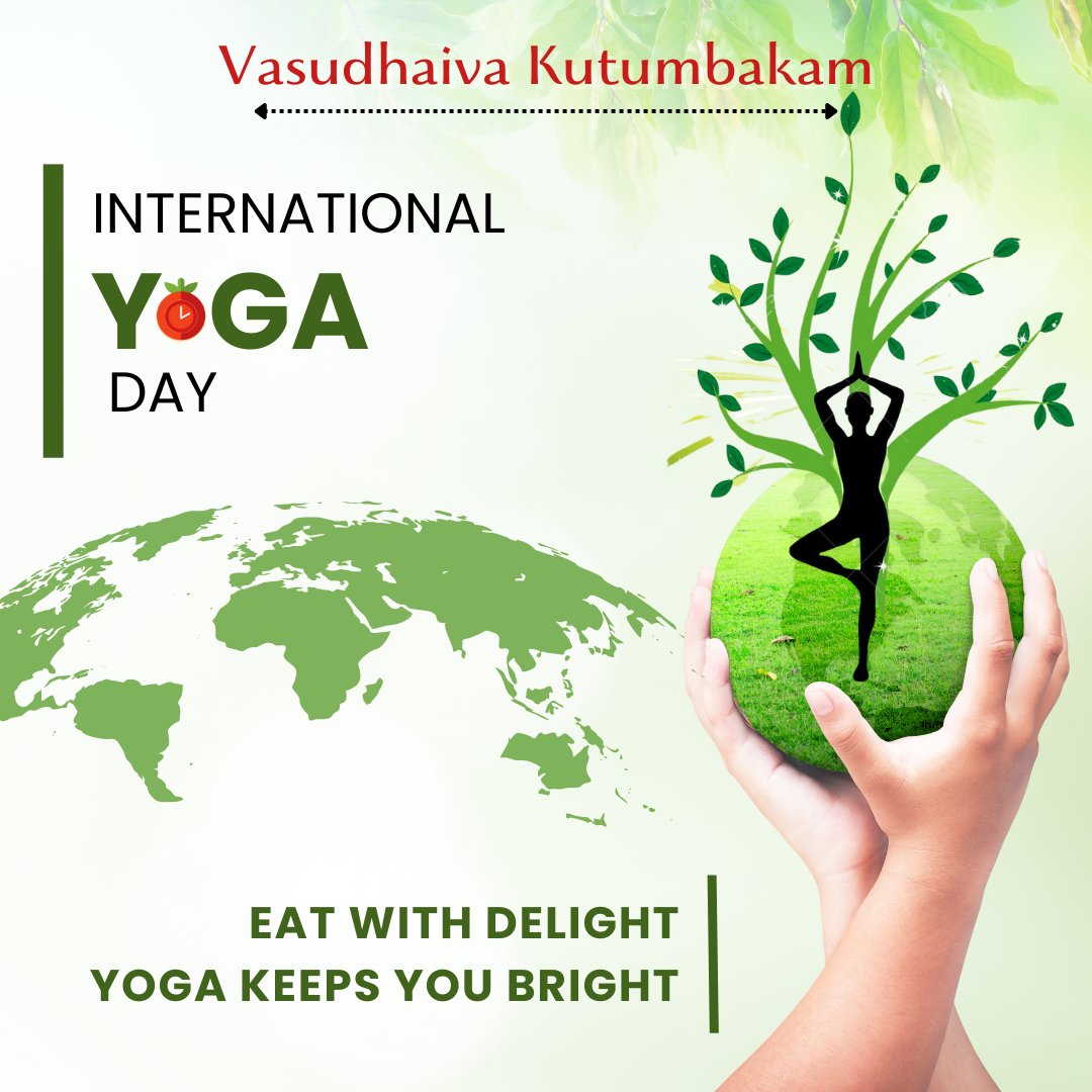 TamatarrApp's tweet photo. 🌱🧘‍♀️Delight on Your Plate, Yoga Elevates🌱🧘‍♀️
.
Happy International YOGA day! 
.
.
.
.
.
.
.
#EatAndYoga #InternationalYogaDay #yoga #yogapractice #stayfit #cleaneating #yogajourney #yogalife #healthylifestyle #organic #tamatarrapp #tamatarr #freshvegetables #eathealthyfood #sleep https://t.co/wzdRZ6D1Y4