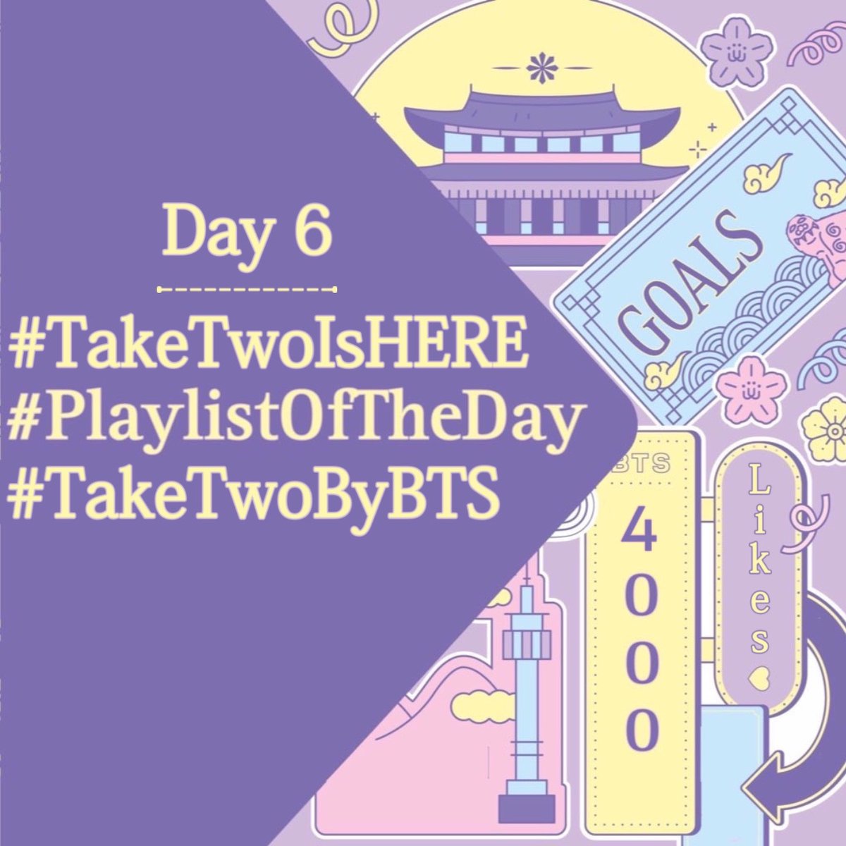 BTS_inSpain2's tweet photo. El D6 es el día del Re COMEBACK!
El nuevo "Digital Single"está aquí 🔥 Hagamos que la canción llegué a la cima💪
👍 y stream a la #PlaylistOfTheDay con todas tus cuentas 💜
Meta del D6: 4000 likes 🔥
#TakeTwoIsHERE #TakeTwoByBTS
🖇️https://t.co/BSr4kR8CEO… https://t.co/Z1tDA0lsnR