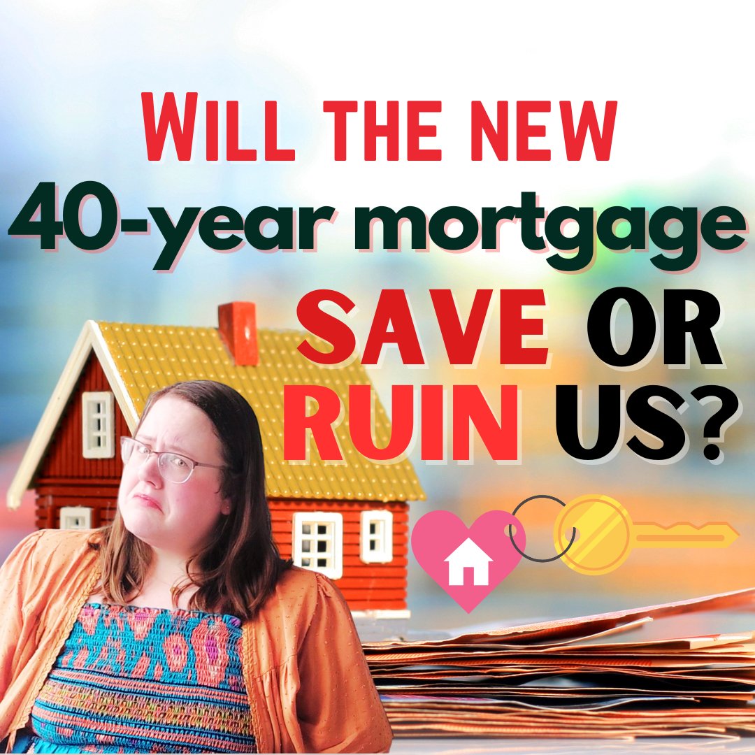 Did you know i put out a new video last week? It's all about a new FHA program designed to allow millennials and gen-z access into the housing market.... but will it really help us? I run the numbers: youtube.com/watch?v=Ic5otQ…
Would you consider a 40 year mortgage?