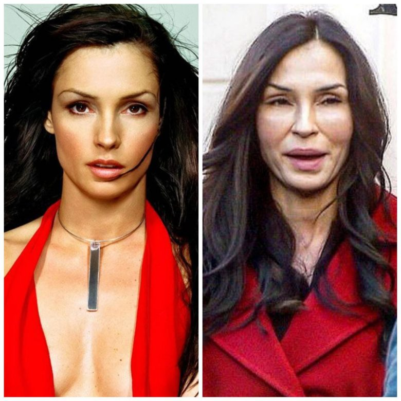 Part 8: Famke Janssen would have been a great supporting role in docos about the Neanderthals, but ended up as Hollywood's biggest browbone instead 😅 Starred in 'Taken' and 'X-Men' - the latter probably because he is one. Today known as a plastic surgery fail. #EGI #itsallofthem