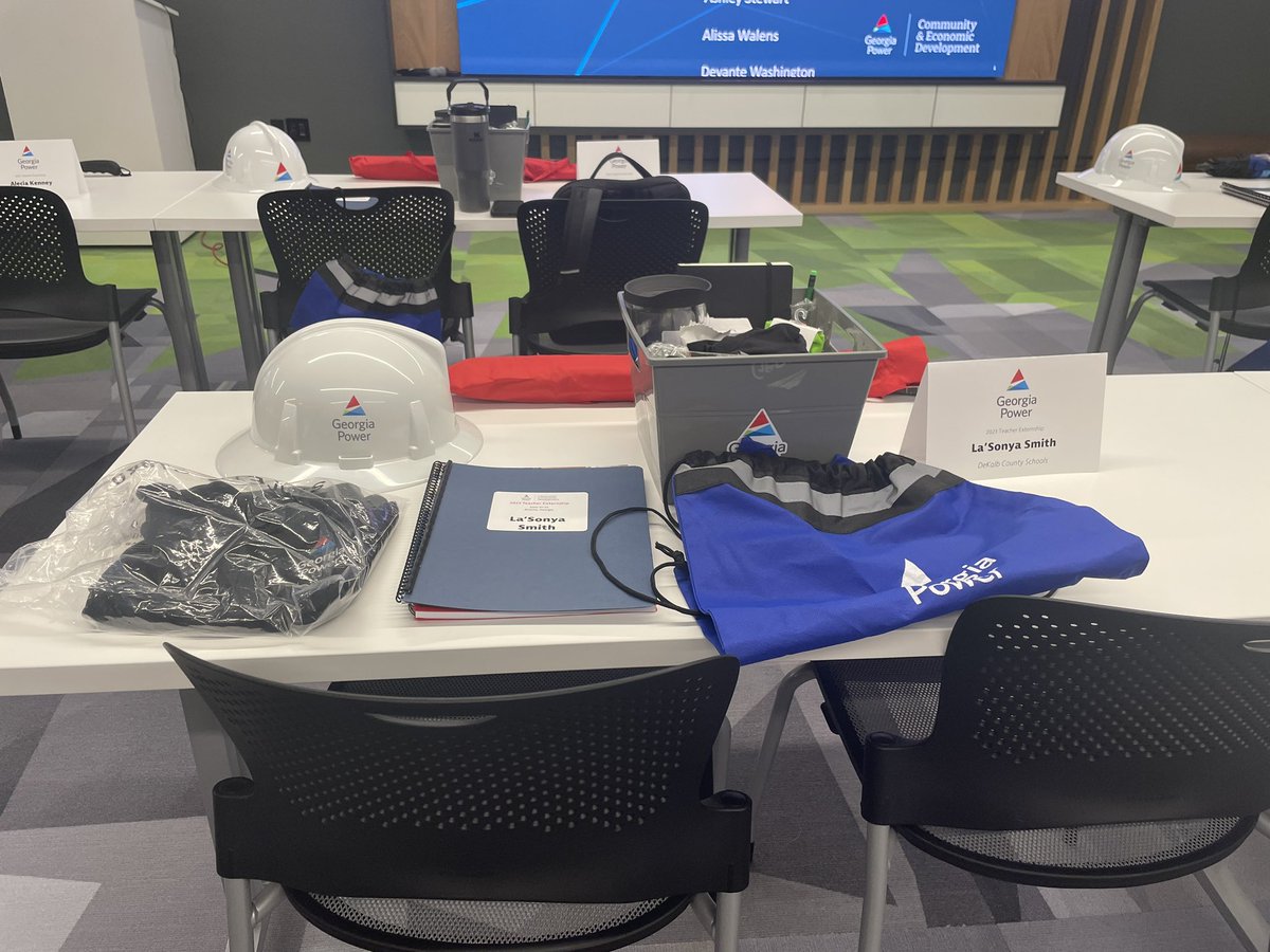 I am so EXCITED to be a part of the <a href="/GeorgiaPower/">Georgia Power</a> 2023 Teacher Externship!!
#careers
#poweringcareer
#education
#workforcedevelopment
#GrowGeorgia
#ctaedelivers 
#learninganddevelopment
#gawblworks 
<a href="/GeorgiaCTAE/">Georgia CTAE</a> 
<a href="/dcsdwbl/">DCSDWBL</a>