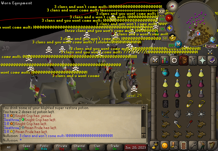 DeathrowRS's tweet photo. STAYDEAD'S EIGHT MAN PULL SLAMMED BACK INTO A COFFIN! THERE HAS NEVER BEEN A MAIN CLAN MORE LIFELESS!

FULL TOPIC: https://t.co/wEIwfq9Kcz https://t.co/ddAVJeOYPv
