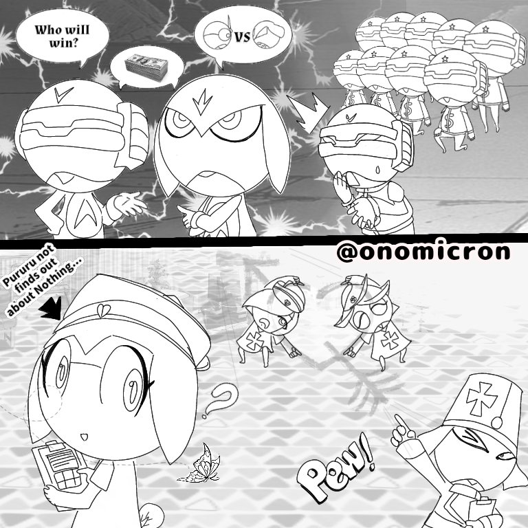 OnomicronL's tweet photo. #Keroro #garuru #pururu #tororo #taruru #zoruru #dorara #gemimi #fanart #oc #mufufu #maryry #seruru #helveve #drawingismyhobby https://t.co/Yq8PkXYCWq