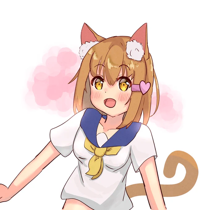 セーラー服なうちの子のミミちゃん #オリキャラ