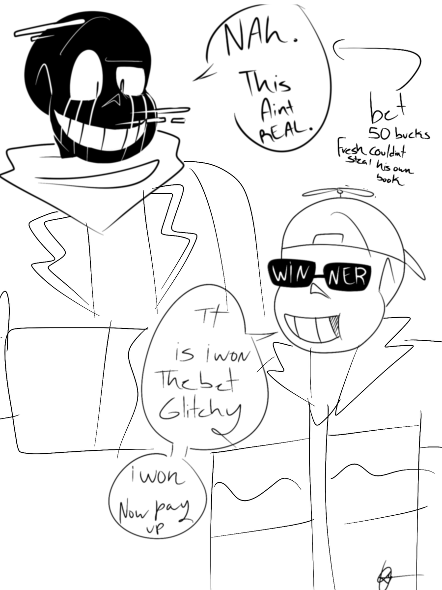 GodsSandwich's tweet photo. SILLY COMIC WITH THE MULTI-GANG #errorsans #freshsans #inksans #oreopapyrus #undertaleAU
(part 1) https://t.co/tsmdZVjim3