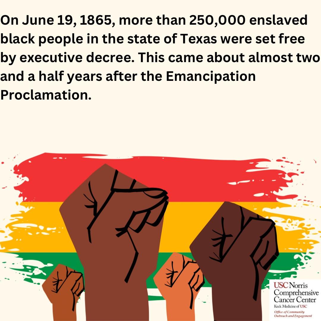 Our office of COE celebrates Juneteenth. We continue to do our part and strive for health equity. #Juneteenth #EquityForAll ✌🏽💛❤️