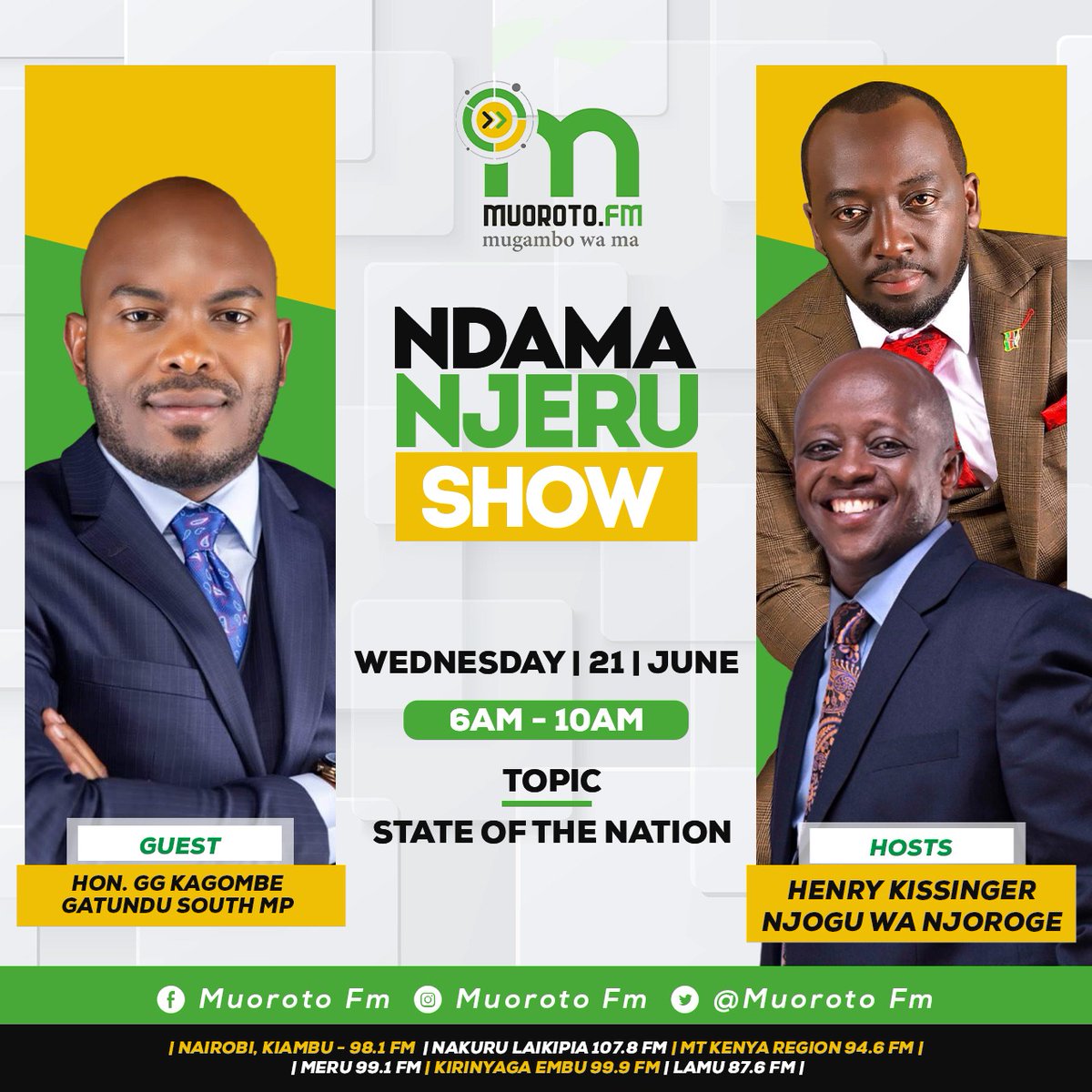 Are you tuned in? #StateofTheNation