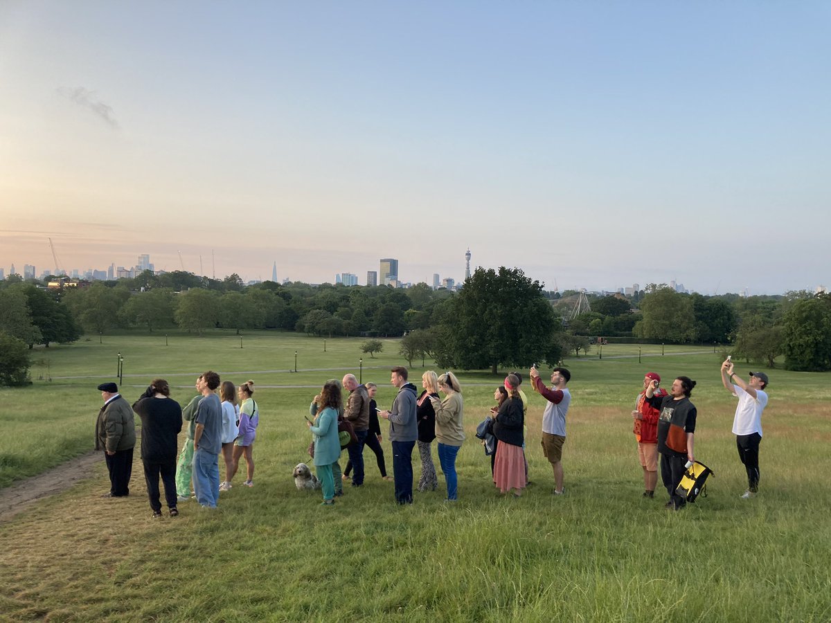 Summer solstice on Primrose Hill