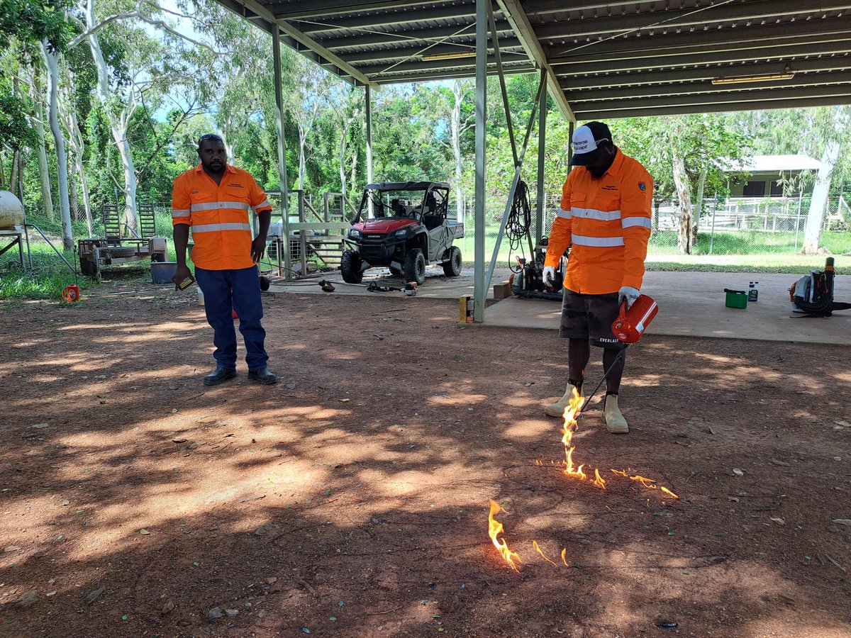 As part of the Western Top End Savanna Fire Management project TDC is working with Traditional Owners.
The work we are doing is helping T.O's access their own country to protect assets such as outstations and sacred sites and to burn some country early in the dry season.