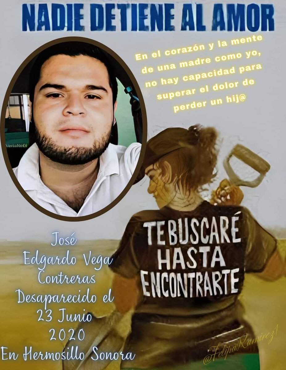 #JoseEdgardo
#PresenteAhoraySiempre
#HastaQLaDignidadSeHagaCostumbre #AltoAlasDesaparicionesForzadas #TuAusenciaMeDioUnDuroGolpeDirectoAlCorazon #DejarDeLucharEsEmpezarAmorir #JuntosEnCadaBusqued #HastaEncontrarlos
<a href="/1LuzEnElCamino/">Una Luz En El Camino</a> <a href="/BuscoHijajohana/">Busco a mi hija Johana Jazmín Riso Jasso</a> <a href="/imecantu16/">Imelda Ale</a> <a href="/canibalmugroso/">Armadillos Rastreadores México Formadores de Paz</a>