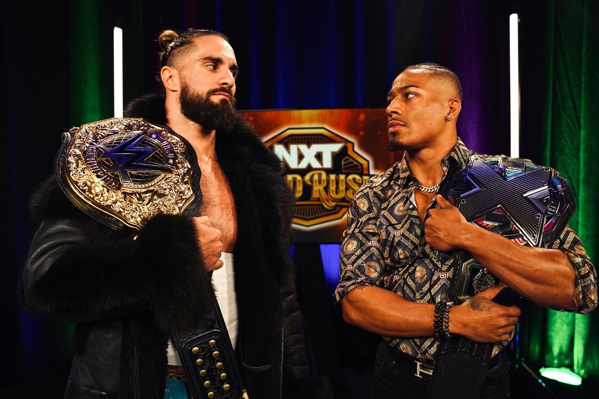 A meeting of champions 🤝

#NXTGoldRush
