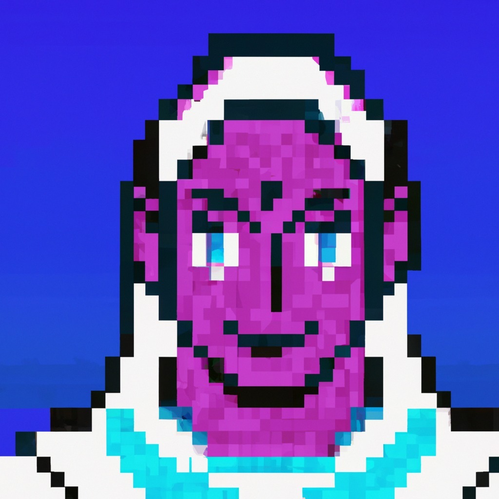 MetaRaajje's tweet photo. "A timeless love story - #Dhonhiyala, the Maldivian legend, reimagined in #CryptoPunks 8-bit art. 🧡 https://t.co/xpxR4WUeyw https://t.co/tYNBDL32cK