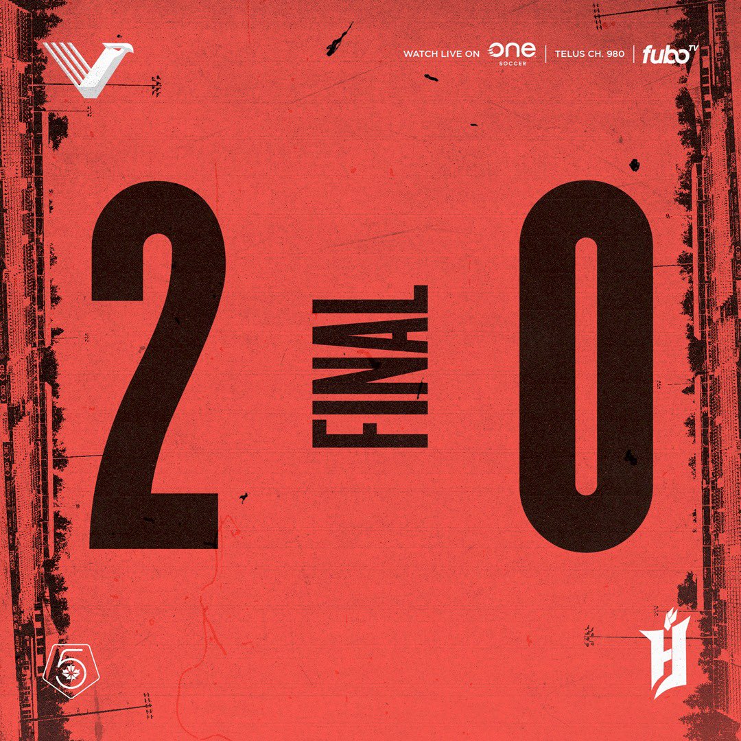 HUGE RESULT 🦅

Our first ever win at Willoughby Community Park comes against defending champions <a href="/ForgeFCHamilton/">Forge FC</a> 

#VancouverFC | #CanPL