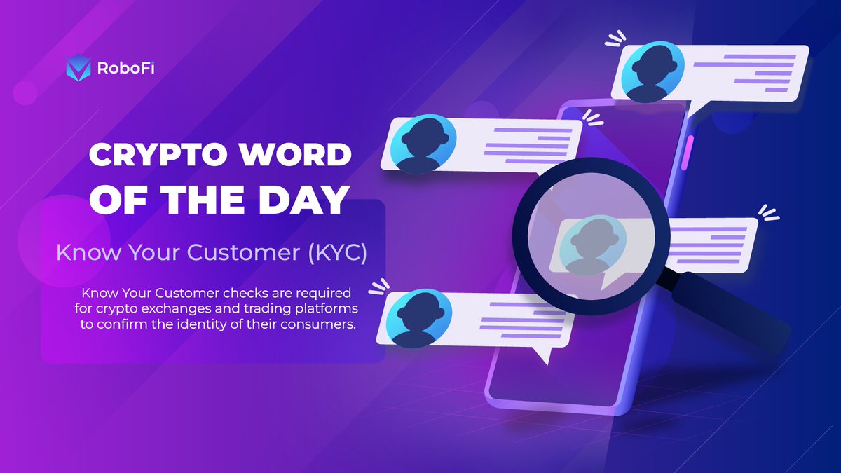Today's Crypto Word of the Day is 'Know Your Customer.' 🚀 

Stay ahead in the digital revolution by understanding the importance of KYC procedures for a secure and transparent crypto experience. #CryptoRevolution #KYC #DigitalFinance 🤝💰

#KYC #CryptoVibes #SecureTransactions