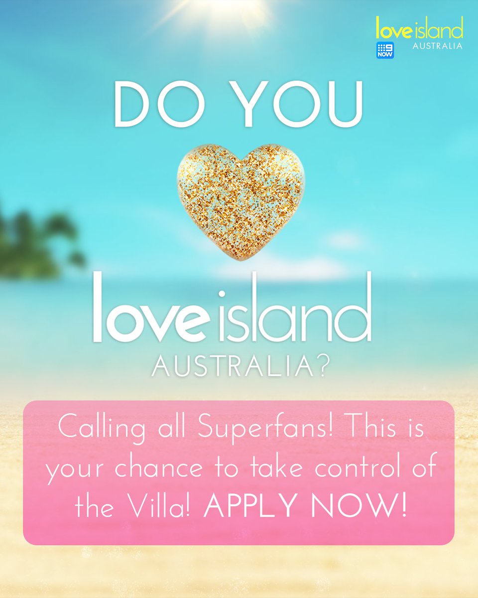 Calling all #LoveIslandAU lovers! We're once again looking to hook up with some Superfans to help us make a season of sun filled, sexy mayhem. Tag a Love Island tragic below and get applying: 9now.nine.com.au/love-island-au…