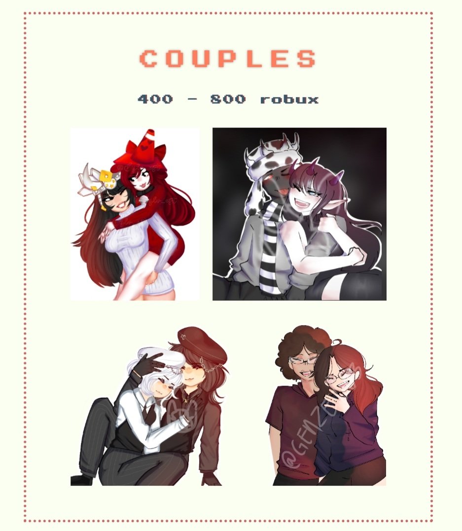 Sylv_est's tweet photo. ROBUX COMMISSIONS OPEN!
❗6 SLOTS AVAIL

WAIST - FULL BODY : 200 - 400rbx

COUPLES: 400 - 800rbx

CHIBI : 150 - 200 rbx

GROUP CHIBI: 900 - 1500rbx
(NO TAX YET)

RULES N INFO HERE❗⬇️⬇️

https://t.co/HK0iHP8lwV

#robloxcom #robloxcommissions #robloxcommission #robuxcommissions https://t.co/QGGlEiMJzx