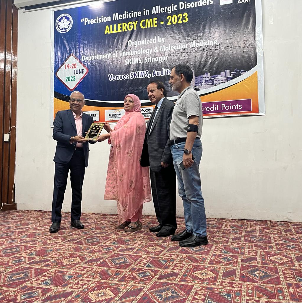 RisingKashmir's tweet image. #Internationalconference on ‘precision medicine in allergic disorders’ #concludes at #SKIMS

#Admin will continue extend #support to such #events in #future: #MSSKIMS

Reports @IrfanYattoo 

@DirectorSkims. @HealthMedicalE1
@DHSKashmir

risingkashmir.com/international-…