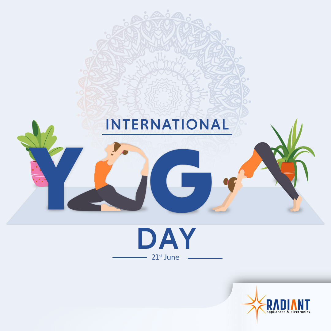 Let the grace of yoga lead you to inner #peace and well being on this International Yoga Day.

#yoga #yogaday #internationalyogaday #manufacturing #electronics #electronicsmanufacturing #radiantappliances #makeinindia #Agile #Adaptive #Savvy