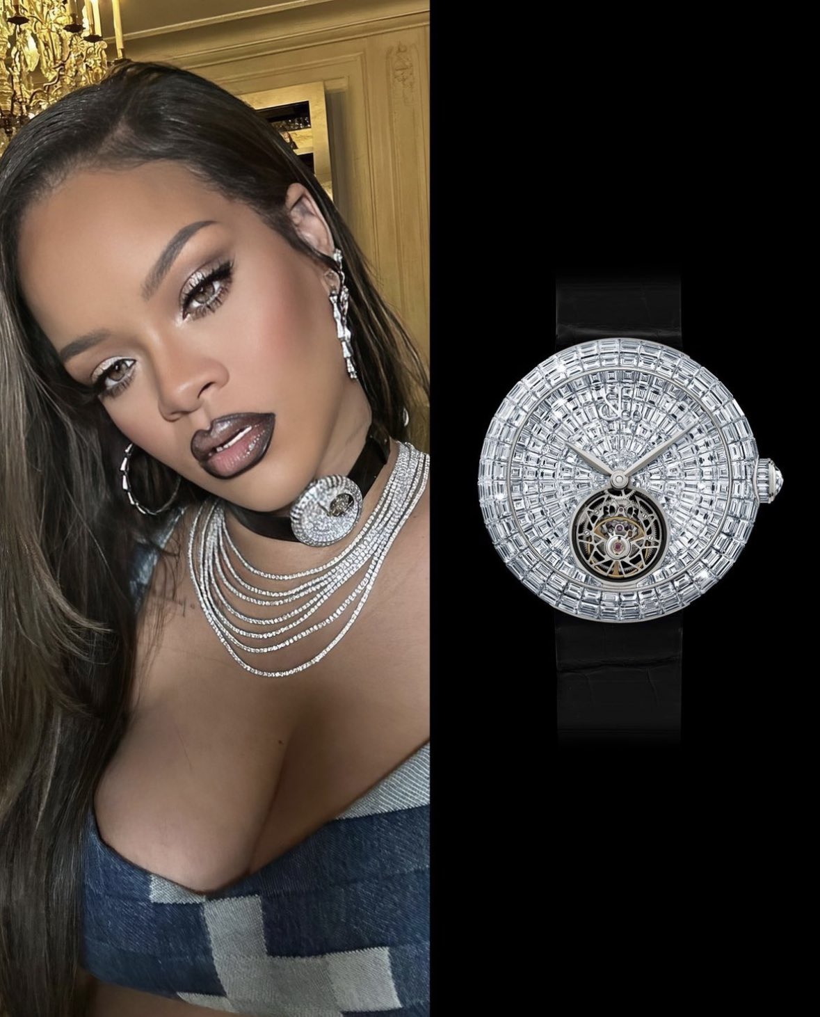 Rihanna choker clearance