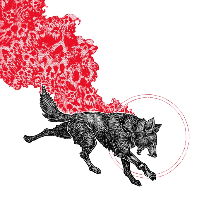 Fenrir. Ten new limited edition prints of this fellow are up for grabs at the shop in my profile.
