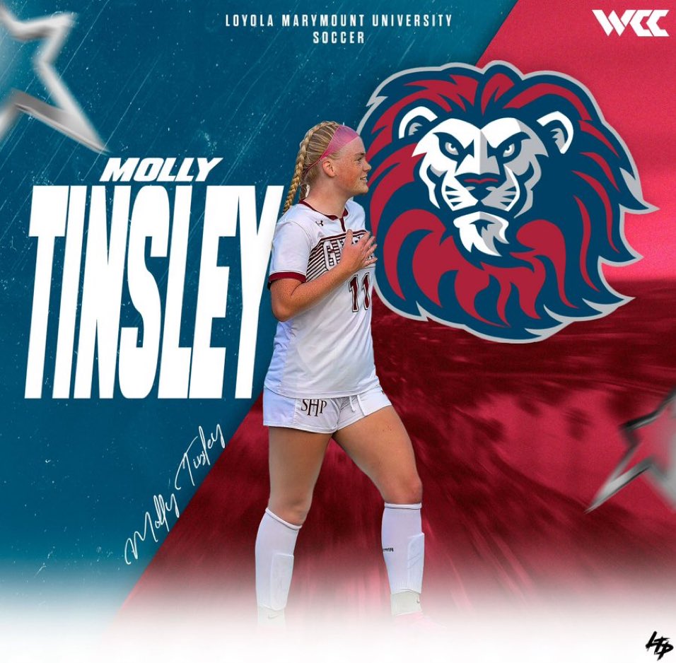 2024 Forward Molly Tinsley has committed to Loyola Marymount. 

Congrats @mollytinsley11!!!