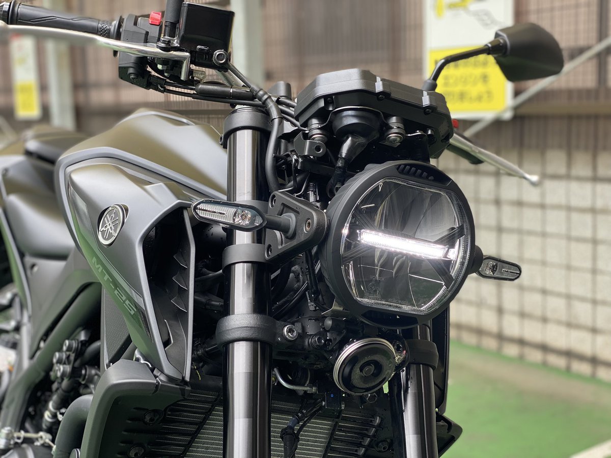 mt25丸目カスタム MT-25の丸目1灯化のカスタムのレポート