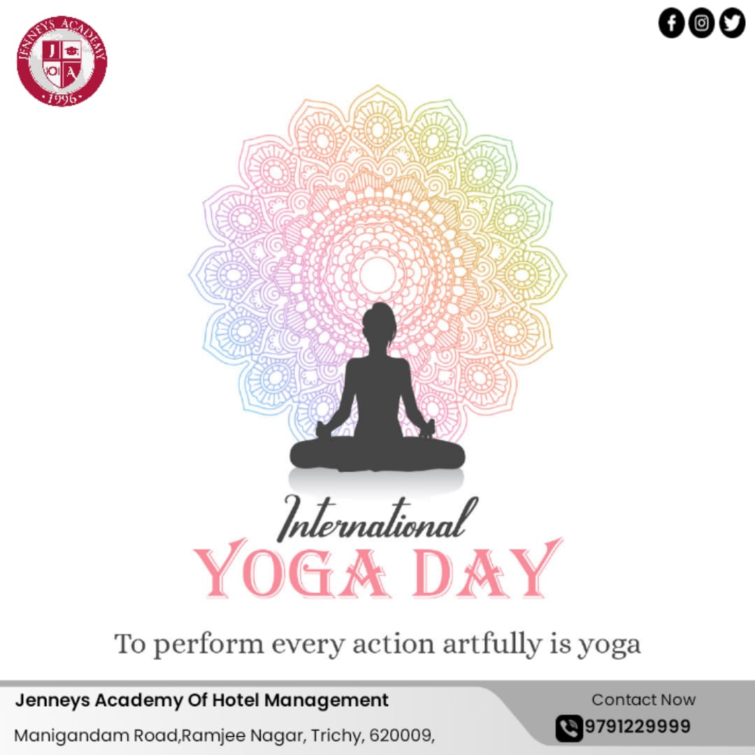 JenneysAcademy's tweet photo. On this International Yoga Day, let's come together to honor the ancient practice that unites mind, body, and spirit. Yoga has transcended boundaries and cultures, bringing peace, strength, and harmony to millions across the globe.
  #yogaday2023 #yogaday #Jenneysacademy https://t.co/ffaAKA6quq