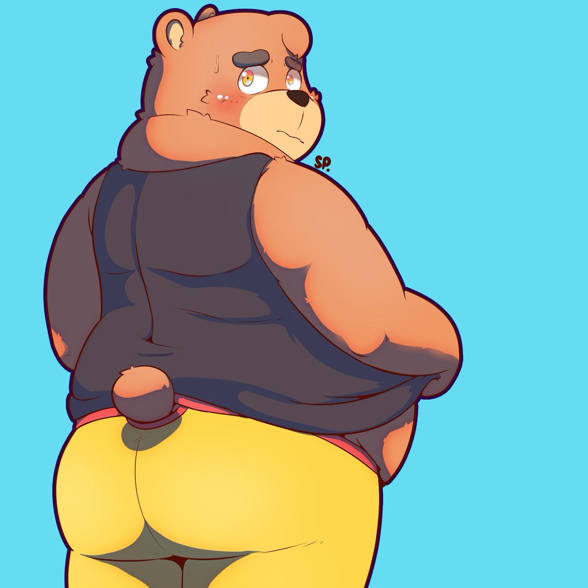 spacepandansfw's tweet photo. Anyone fancies a big beaw butt??
#chubbybear #fatfurry #chubbybutt https://t.co/djV4qsAwh2