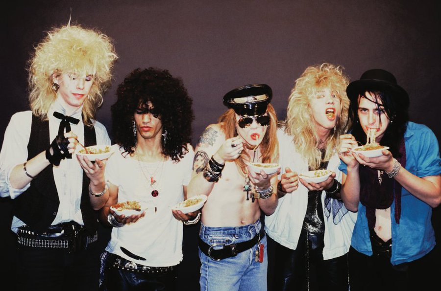 Guns N Roses, 1980s. Photo by Jack Lue.