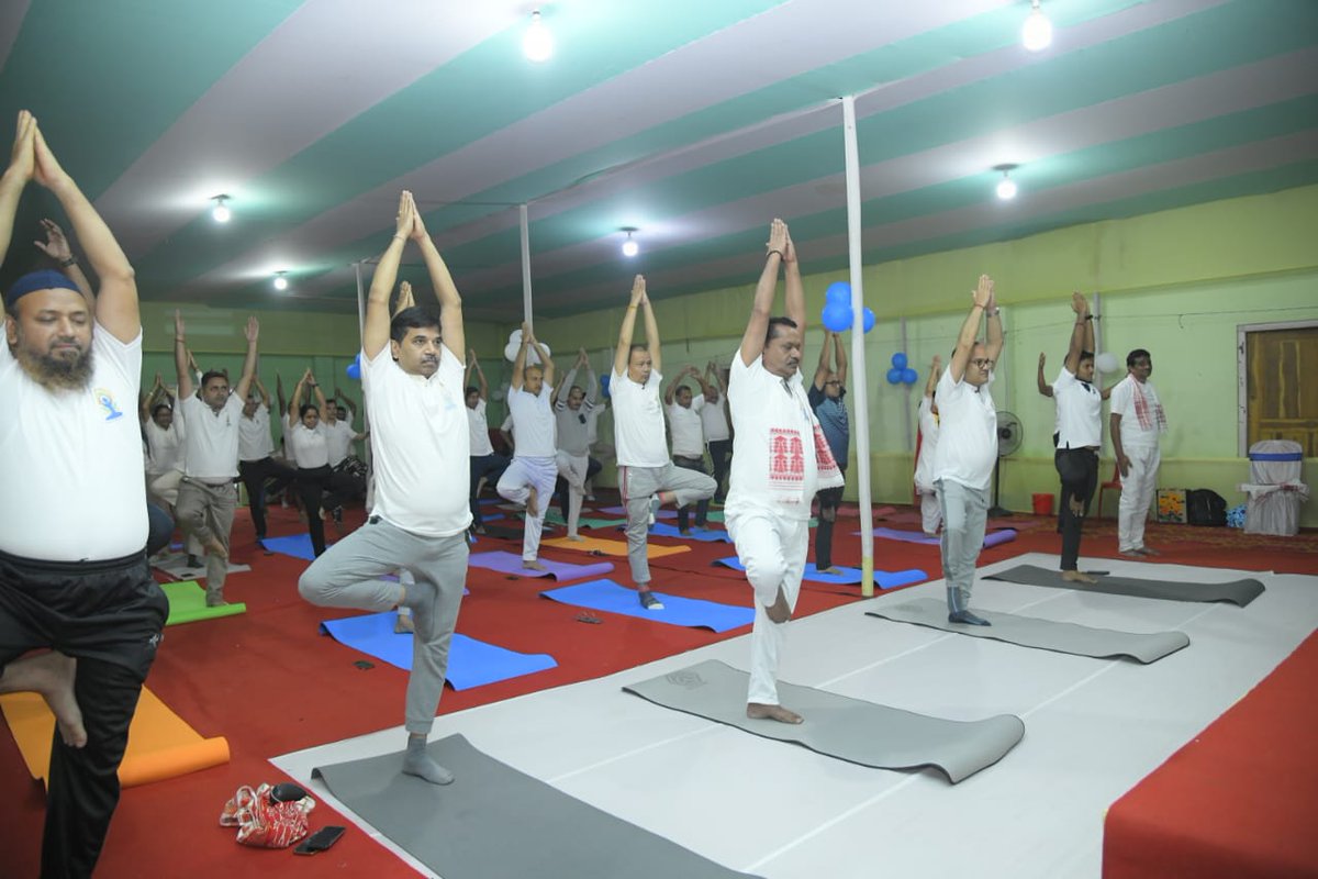 Yoga for Vasudhaiva Kutumbakam!

Enthusiastically took part in the Yoga programme at Goalpara Police Reserve Soorts Project, Goalpara on the occasion of International Day of Yoga this morning.

I extend my heartfelt wishes to everyone celebrating the day, with the sincere hope…