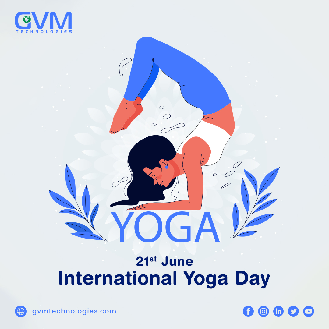 Let us cultivate mindfulness and compassion, not only on the mat but in all aspects of life through the path of yoga.

Happy International Yoga Day.

~GVM Family~

#InternationalYogaDay #YogaforHealth #YogaforLife #Meditation #ExerciseMotivation #IndianTradition