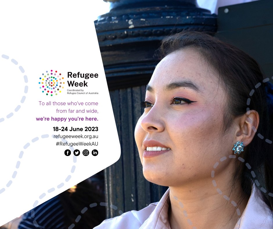 Refugee Week runs from 18-24 June and aims to raise awareness about refugee experiences and celebrate the contributions made by refugees and people seeking asylum in our communities. 
For more information, resources and events, visit: ow.ly/i5S450OTmTH

#RefugeeWeekAu
