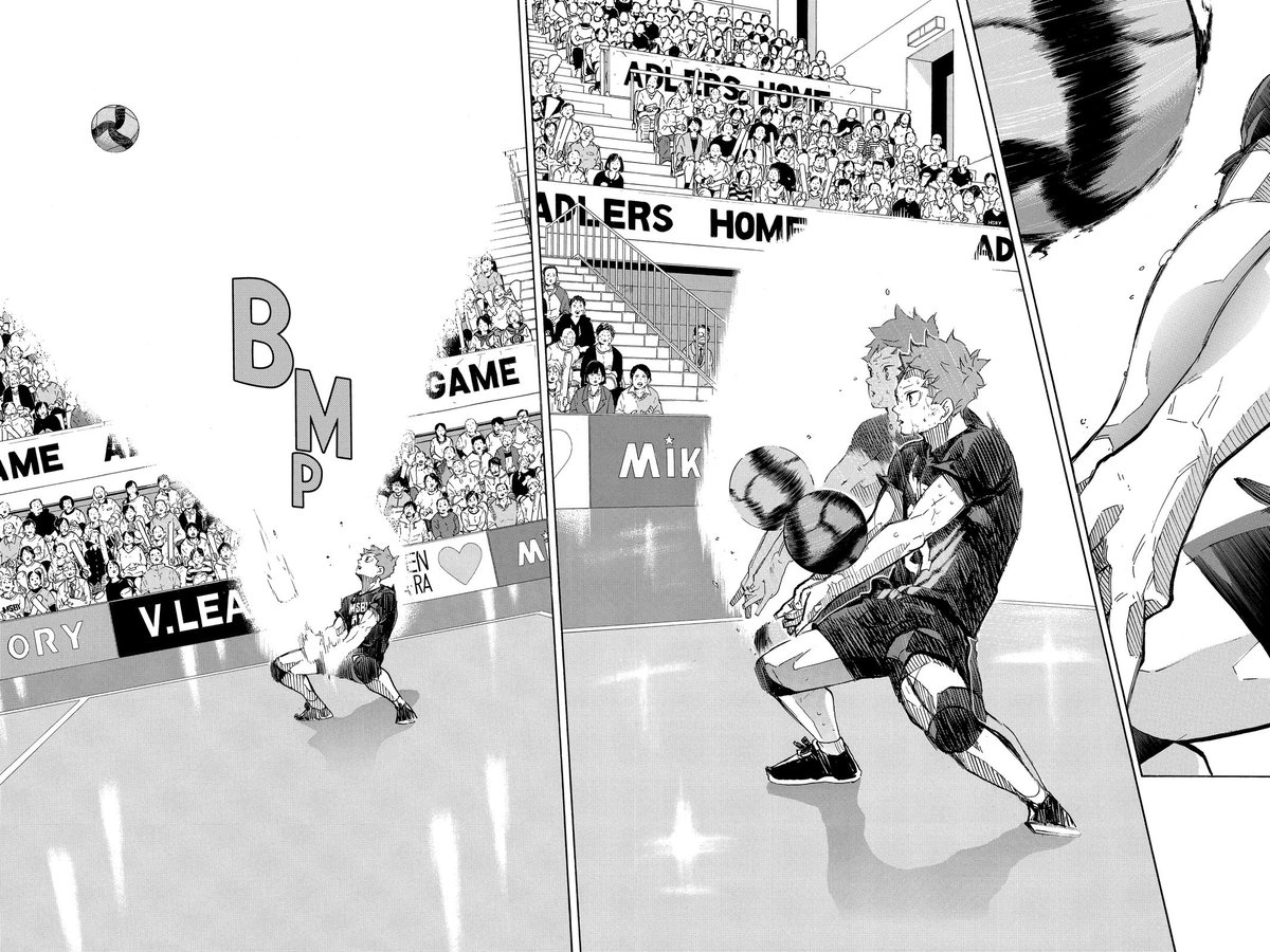TrianaNero's tweet photo. i just remembered that in the year 2020, a mere month before haikyuu finished, furudate dropped chapter 398 on hinata's birthday, and i was never the same
just THINKING about this makes my eyes water. how the hell do you even create something this great and fulfilling https://t.co/lHqT9K5dnw