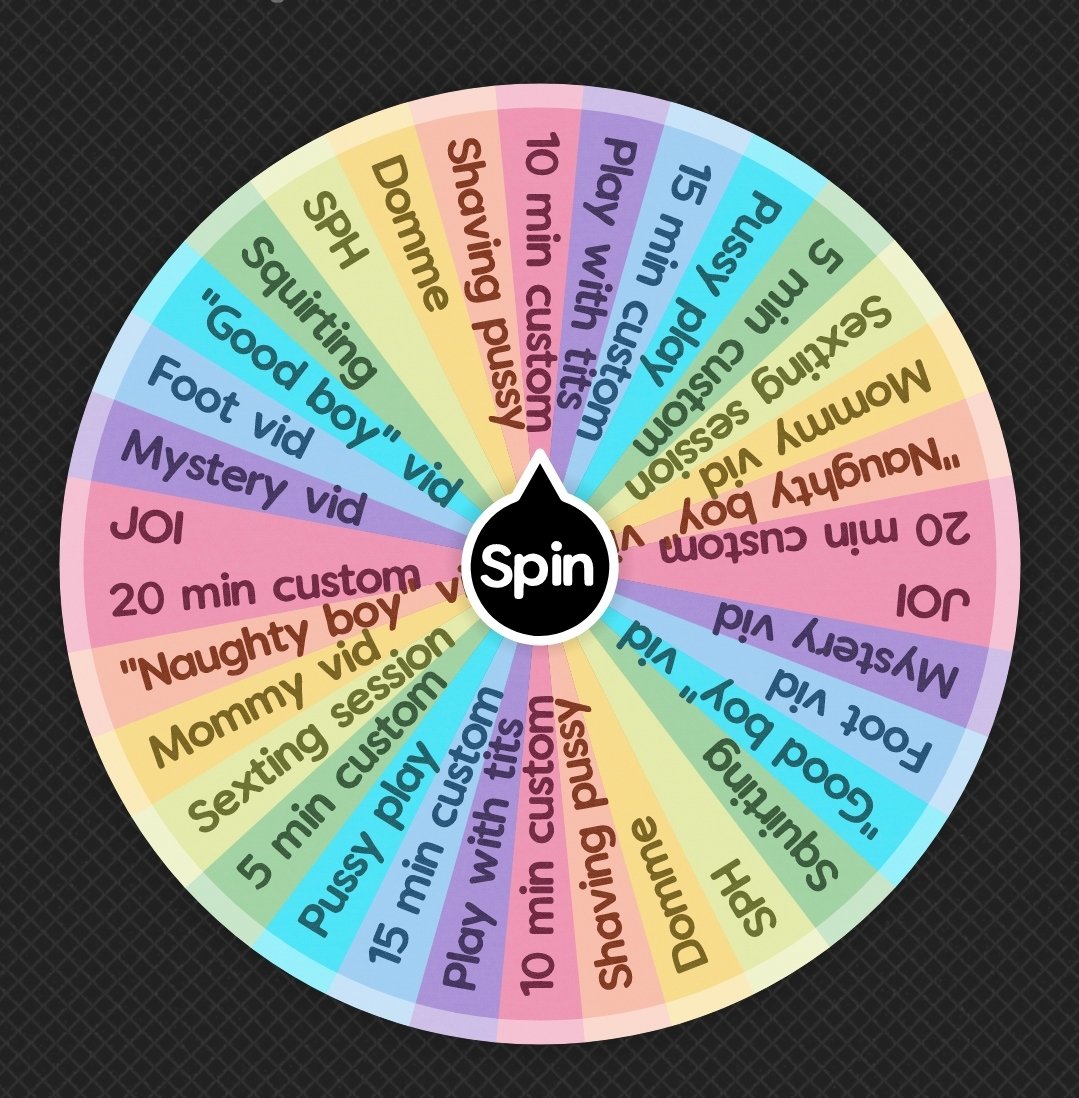 💜BBW Britt🍑 on Twitter "RT VirtualSage1 Come spin my wheel! Every