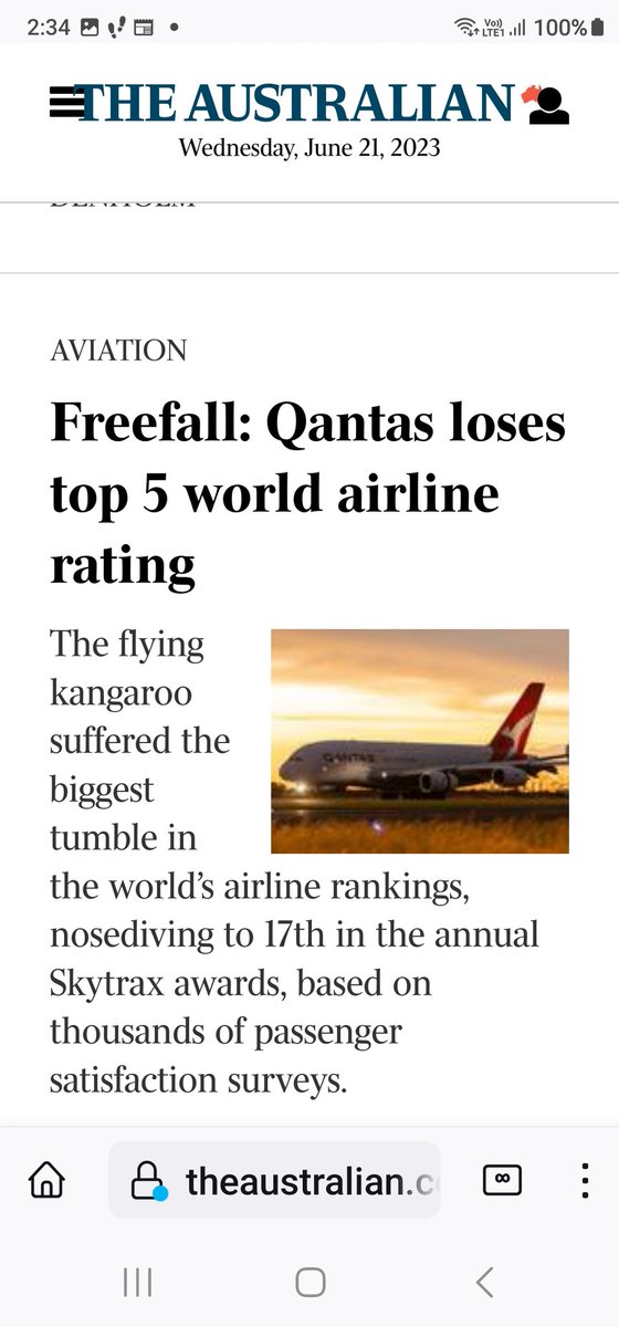 #WelcomeToCountry not..
Alan Joyce took his eye off the ball years ago.. more interested in playing woke politics rather than providing good service.
The bankies on the board need a clean out, they don't have a clue about the meaning of the word 'service.'
#Qantas