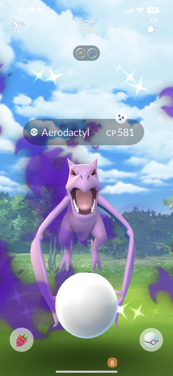 IsSingSongTime's tweet image. Oh wow took 2 encounters🎯🙌 Might just purify, don’t have the shiny mega yet.