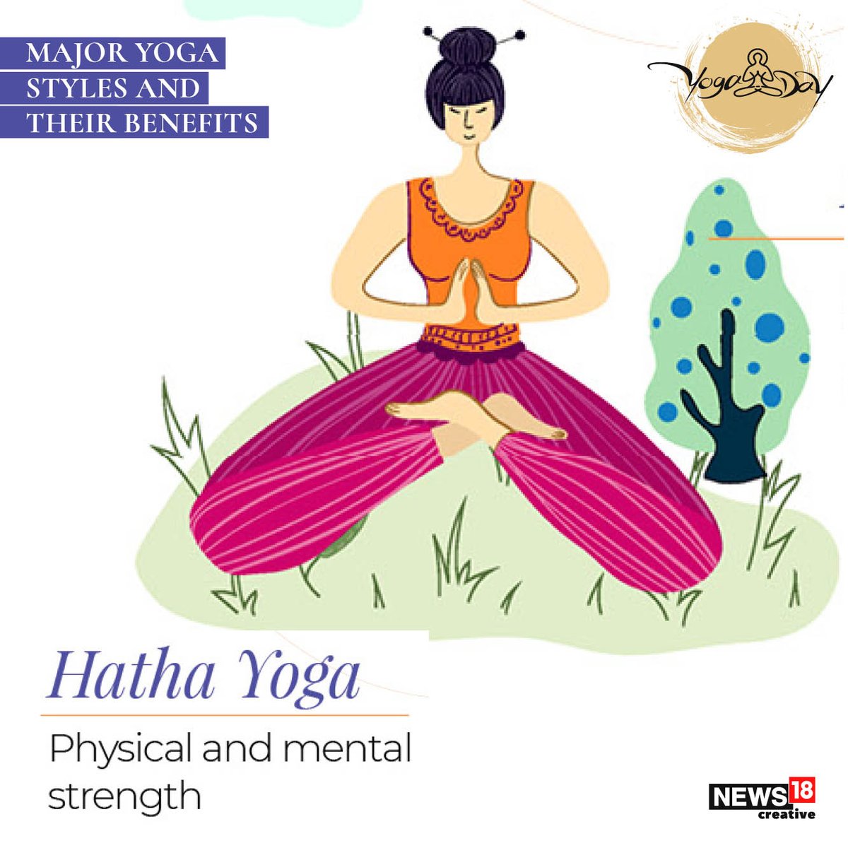 CNBCTV18News's tweet photo. A guide to some popular styles of yoga and their benefits.
#InternationalYogaDay #InternationalDayofYoga2023 #Yoga #YogaDay #YogaDay2023 #Asans https://t.co/ouyee5vq3p