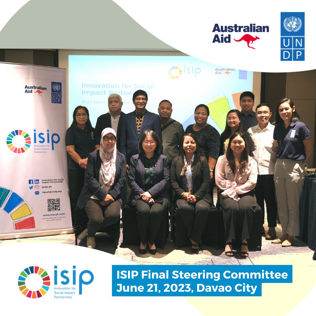 The final ISIP Steering Committee Meeting was held today in Davao City, Philippines.

#SocialImpactPH #SocEnt #GlobalGoals #ISIPSummit2023