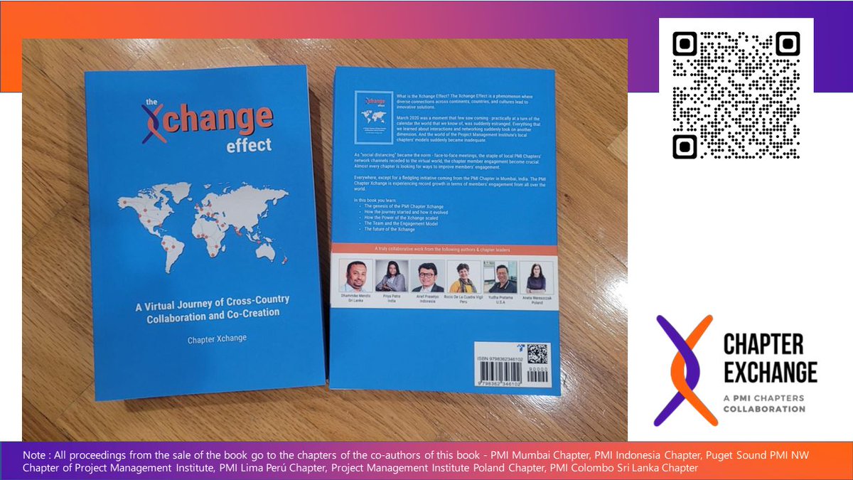 PMIMC's tweet image. #TheXchangeEffect - Breaking barriers, blurring boundaries.
Do you want to know how we did this?
Read our book here
lnkd.in/dBRrziqK
#pmichapterxchange 25 chapter #virtualcollaboration breaking barriers, blurring boundaries !
