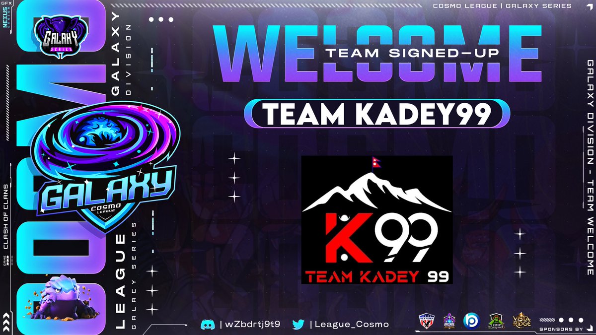 Thank you ! @League_Cosmo 🙏🏽
We're ready to take some new steps on the new journey!❤️‍🔥🇳🇵
#TeamKadey99🇳🇵