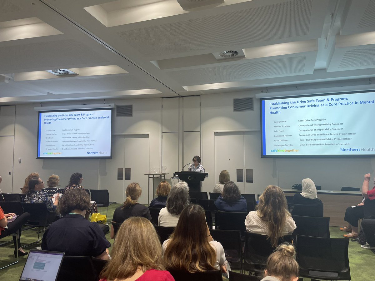 Rachel Knight (@rachel_king_1) on Twitter photo Steering the mental health sector towards safer driving for people, families and communities. Sensational work built on over many years of research and clinical practice by <a href="/cazdunCaz/">Carolyn Dun</a> and the DriveSafe team <a href="/TheRMH/">The Royal Melbourne Hospital</a> <a href="/northernhealth_/">Northern Health</a> <a href="/otaust/">OTA</a> <a href="/VicGovDH/">Victorian Department of Health</a> <a href="/VicRoads/">VicRoads</a> <a href="/Austroads/">Austroads</a> Steering the mental health sector towards safer driving for people, families and communities. Sensational work built on over many years of research and clinical practice by <a href="/cazdunCaz/">Carolyn Dun</a> and the DriveSafe team <a href="/TheRMH/">The Royal Melbourne Hospital</a> <a href="/northernhealth_/">Northern Health</a> <a href="/otaust/">OTA</a> <a href="/VicGovDH/">Victorian Department of Health</a> <a href="/VicRoads/">VicRoads</a> <a href="/Austroads/">Austroads</a>