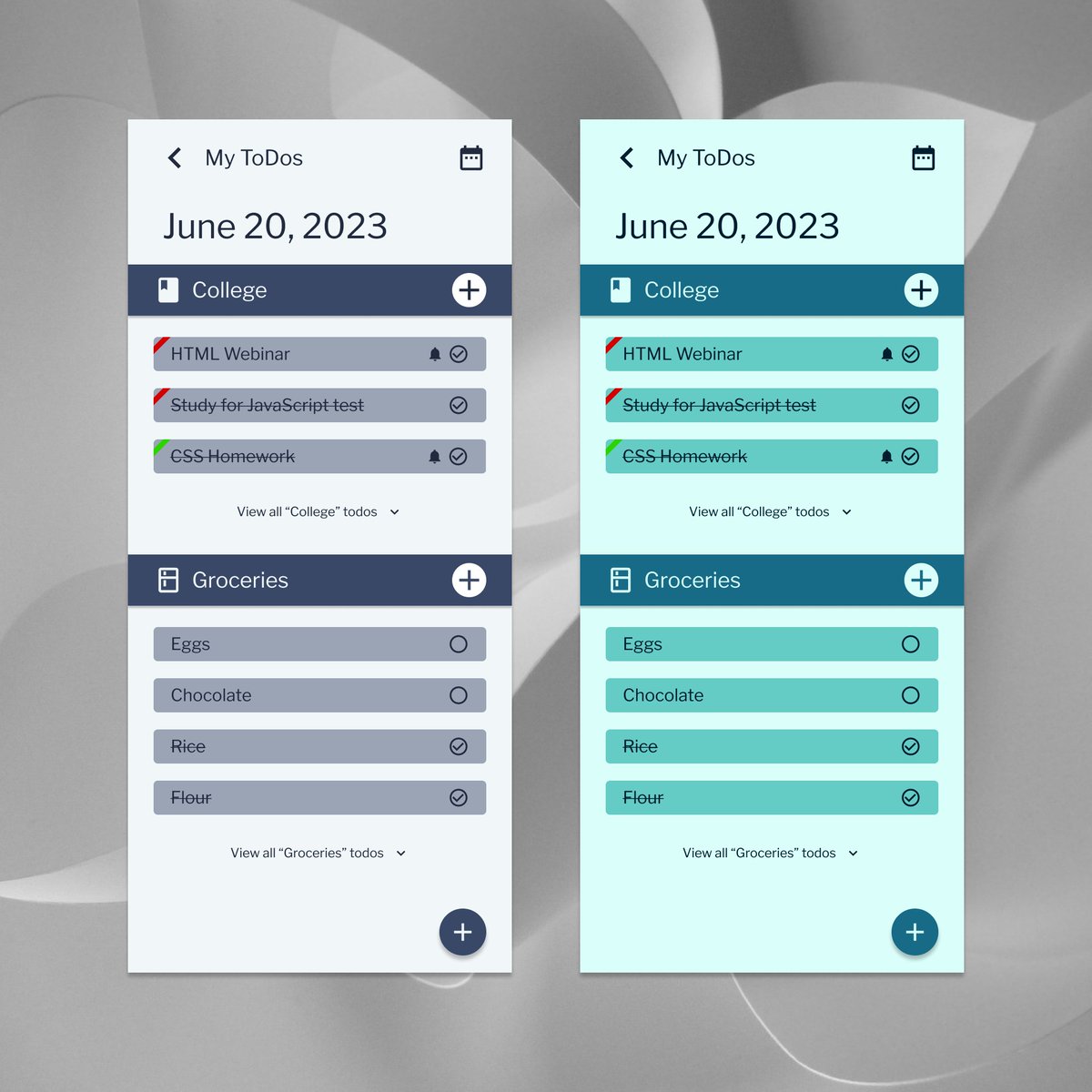 jomadelema_dev's tweet photo. Daily UI 042 - ToDo List
#DailyUI #uiux #uidesign #uxdesign #uidesigner #uxdesigner #todolist https://t.co/Q3M98P90gE