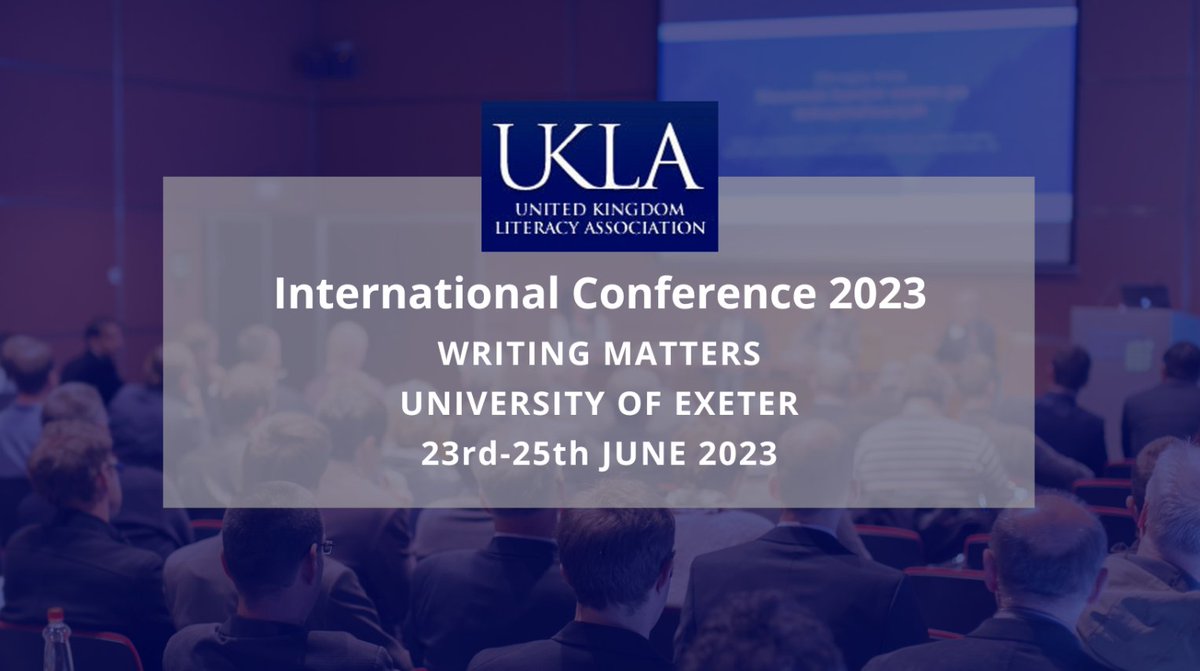 The_UKLA's tweet image. It’s #NationalWritingDay. And we’re looking forward to celebrating all things writing at the #UKLA23 International Conference: ‘Writing Matters’ Just two days to go!