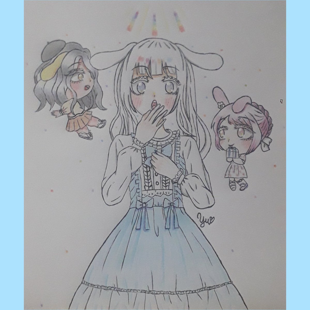 YunSnow4's tweet photo. 🧡💙💗
#Cinnamoroll #シナモロール
#Pompompurin #ポムポムプリン 
#MyMelody #マイメロディ https://t.co/gxtJbfTctn